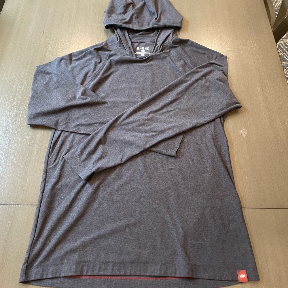 Rhone Reign Midweight Hoodie Black Medium